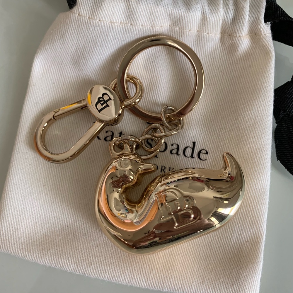 DOONEY & BOURKE Gold Duck Keychain